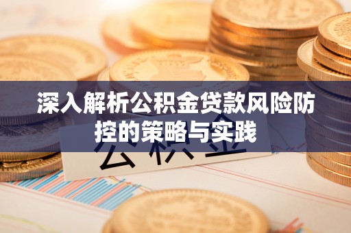 元宝山深入解析公积金贷款风险防控的策略与实践