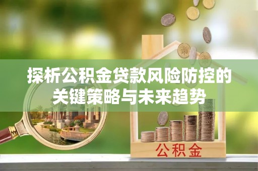 元宝山探析公积金贷款风险防控的关键策略与未来趋势